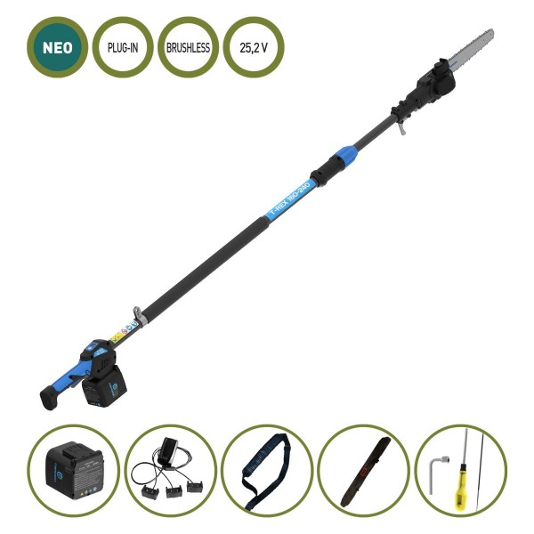 κονταροπρίονο τηλεσκοπικό μπαταρίας (plug-in) T-REX 160-240 Campagnola