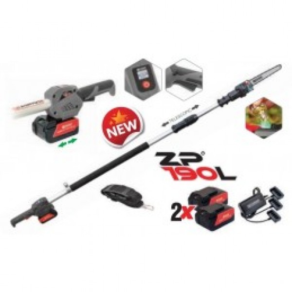 Κονταροπρίονο Μπαταρίας Τηλεσκοπικό ZANON ZP190L Με Δύο Μπαταρίες