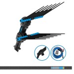 Ελαιοραβδιστικό μπαταρίας Alice 58V-RS2C με σταθερή προέκταση ανθρακονήματος 2.00m