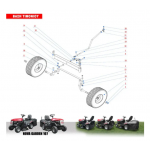 ΧΛΟΟΚΟΠΤΙΚΟ ΤΡΑΚΤΕΡ ΒΕΝΖΙΝΗΣ NOVA GARDEN 107