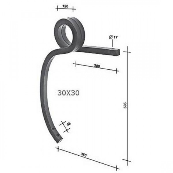 ΕΛΑΤΗΡΙΟ ΚΑΛΛΙΕΡΓΗΤΗ ΔΙΠΛΗΣ ΣΠΕΙΡΑΣ 30Χ30 BIANCHI