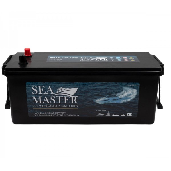 ΜΠΑΤΑΡΙΑ ΣΚΑΦΟΥΣ SEA MASTER SM12-140AGM 140Ah