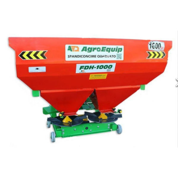 ΛΙΠΑΣΜΑΤΟΔΙΑΝΟΜΕΑΣ ΤΕΤΡΑΓΩΝΟΣ ΔΙΠΛΗ ΦΤΕΡΩΤΗ & ΥΔΡΑΥΛΙΚΗ ΘΥΡIΔΑ AGROEQUIP 1000LTR ΜΕ ΑΞΟΝΑ