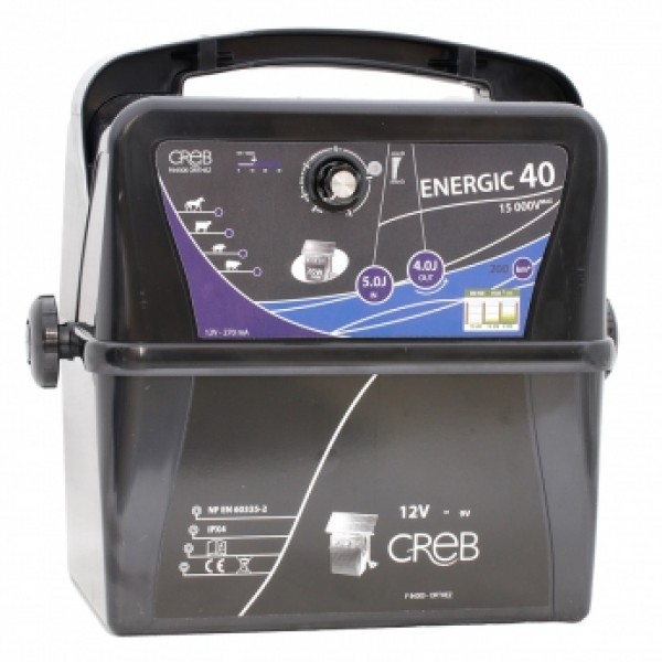 ΦΟΡΗΤΟΣ ΜΗΧΑΝΙΣΜΟΣ ΠΕΡΙΦΡΑΞΗΣ CREB  EP-4000GDUAL 12V/220V - 4JOULE