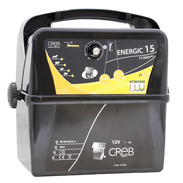 ΦΟΡΗΤΟΣ ΜΗΧΑΝΙΣΜΟΣ ΠΕΡΙΦΡΑΞΗΣ CREB EP-1300GDUAL 12V/220V - 1.5JOULE