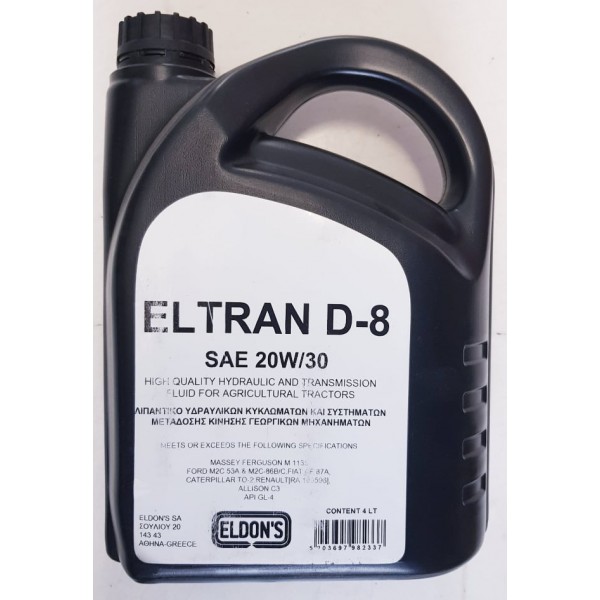 ΛΙΠΑΝΤΙΚΟ ELDON'S ELTRAN D - 8 SAE 20W/30 4L	