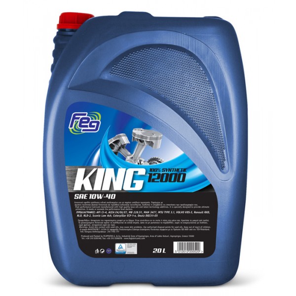 ΛΙΠΑΝΤΙΚΟ FEG KING 12000 SAE 10W40 