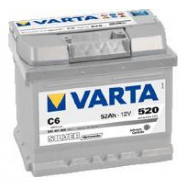 ΜΠΑΤΑΡΙΑ VARTA 52AH 12V C6 SILVER DYNAMIC